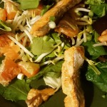 ensalada de naranja y salmón